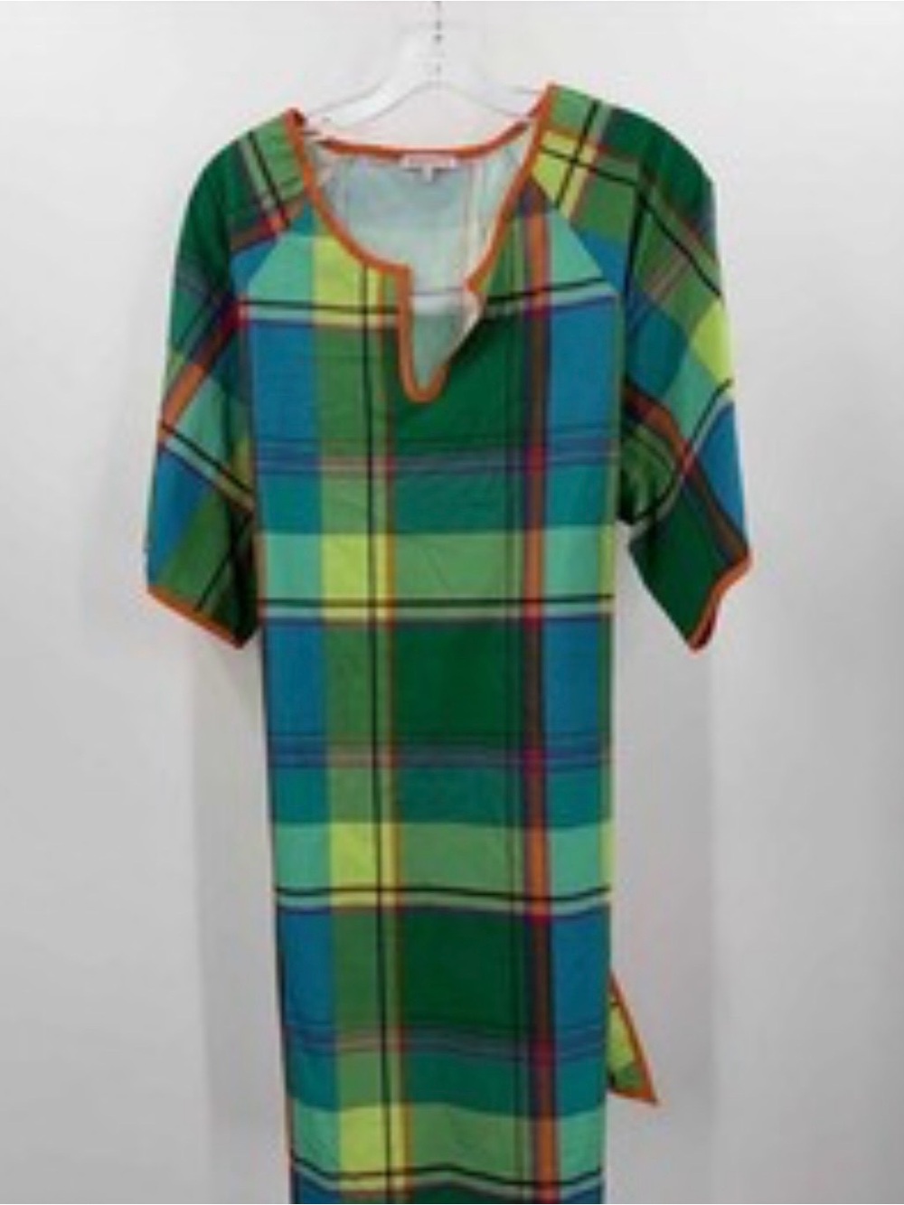 FRANCES VALENTINE DORIS CARTER MADRAS DRESS - Picture 2 of 13
